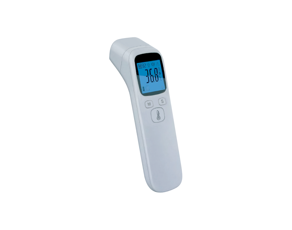Rantoloys Infrared Temperature Forehead 32 Data Storage Non-Contact Digital Temperature with Backlit LED Display Multifunction Temperature Measurement 
